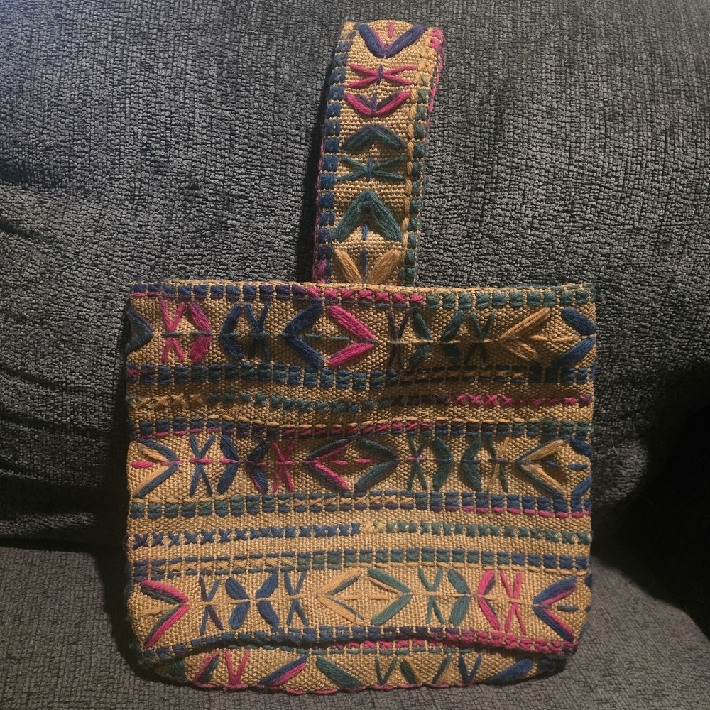 Vintage Handmade Market Bag